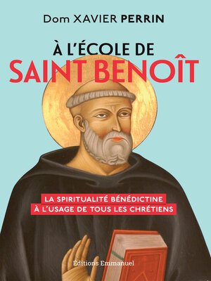 cover image of À l'école de saint Benoît